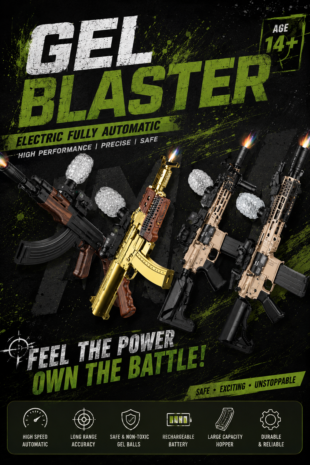 Premium Gel Blasters & Water guns