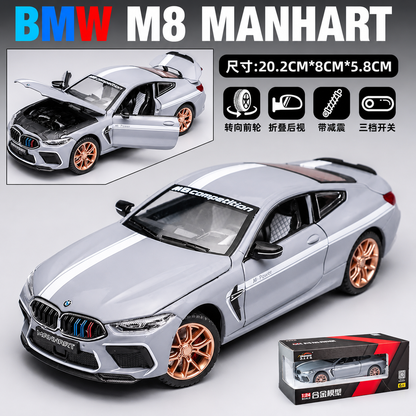 JYCM - 1:24 Alloy Car model - BMW M8 (Green/Grey)