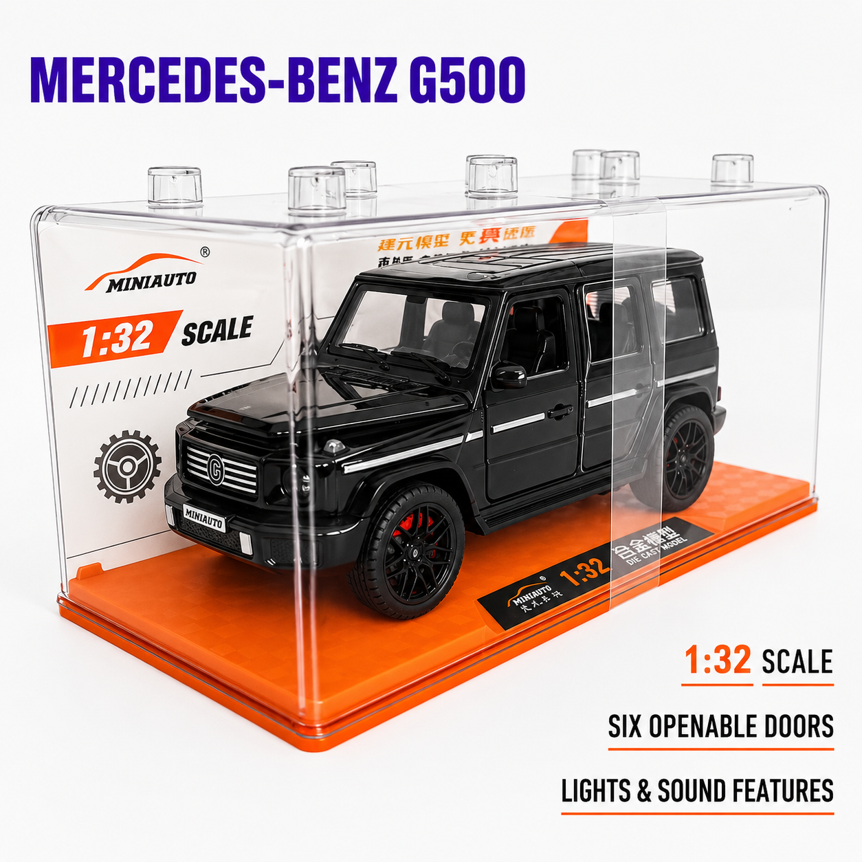 JYCM - 1:32 Alloy Car model - Mercedes G500 (Blue/Black/Yellow/Pink)